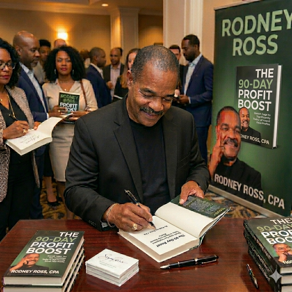 Rodney Ross at The 90-Day Profit Boost book launch